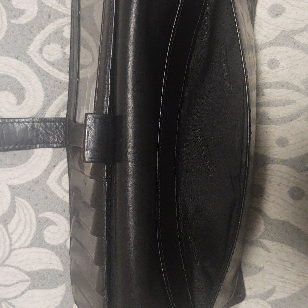 Coach Vintage Black Leather Checkbook Wallet - Picture 11 of 12